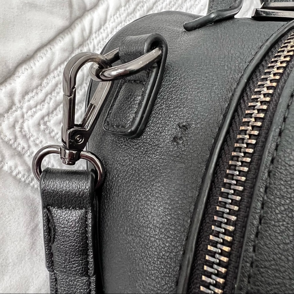 Pixie Mood Cora Backpack Vegan Leather Convertible Black small bag shoulder - Picture 7 of 8